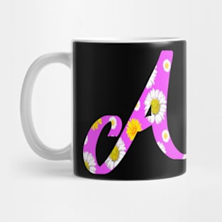 Letter A personalized custom name monogram initials Alphabet A capital letter A Mug